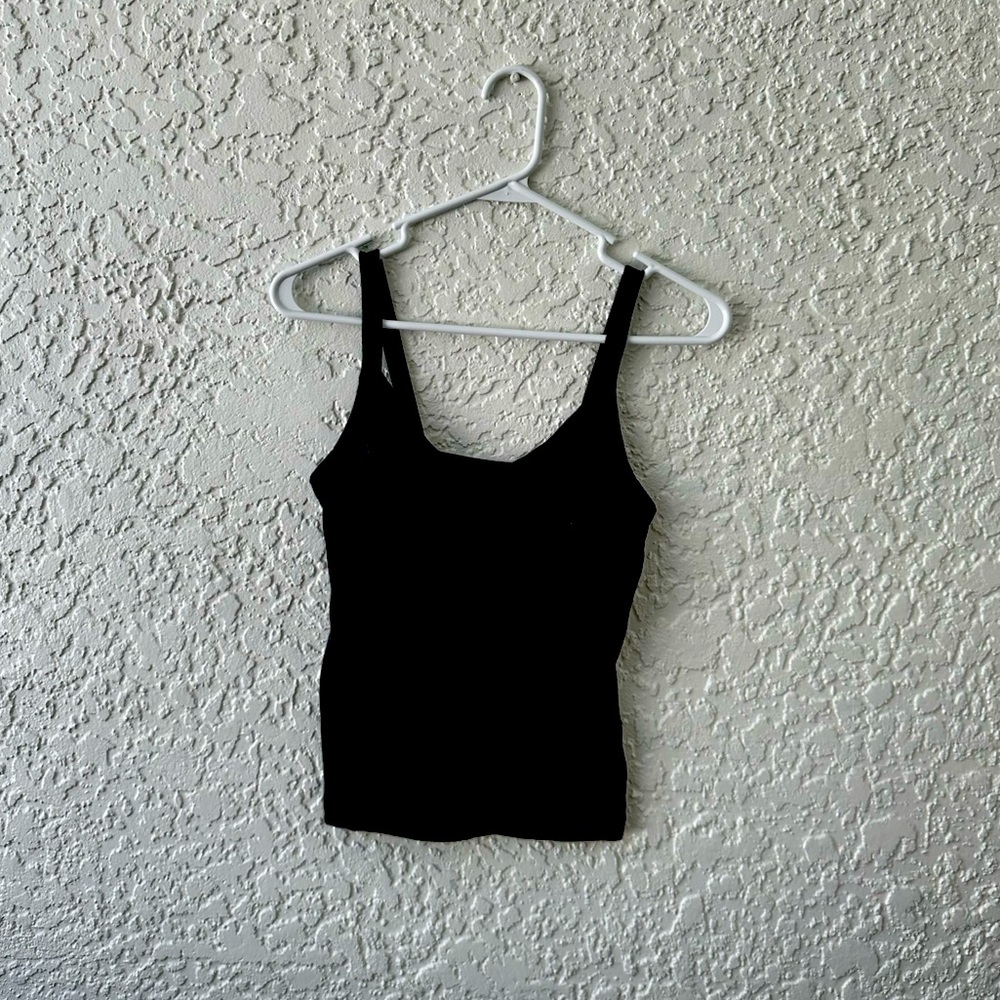 Black tank top